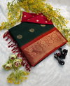Wow Pure Dola Silk Jequrd Boder Fancy Saree Online Wholesale